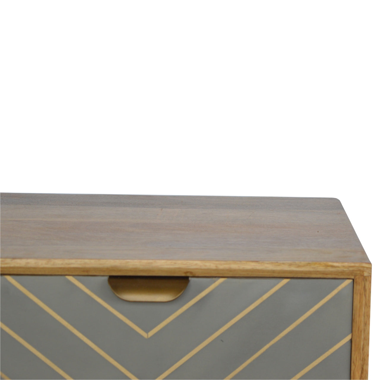 Cement Inlay Bedside with Open Slot