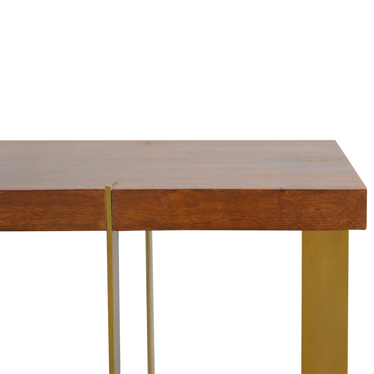 Open Panel Chestnut End Table