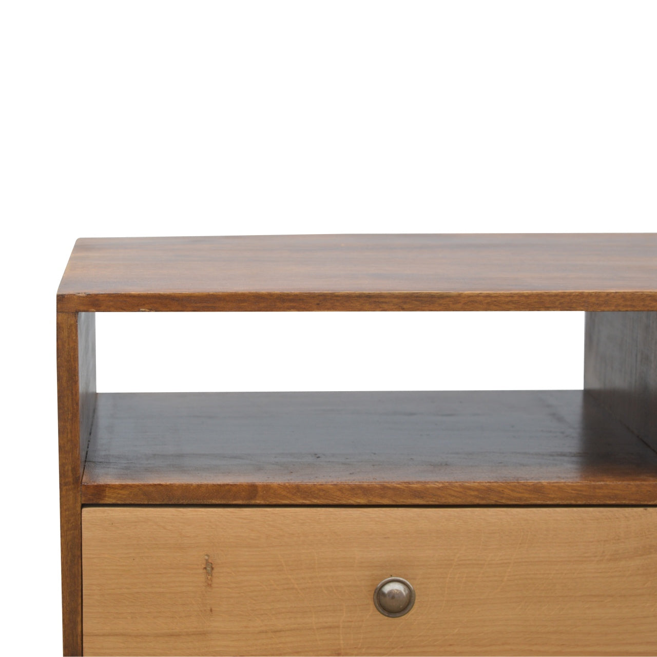 Oak Front Media Unit