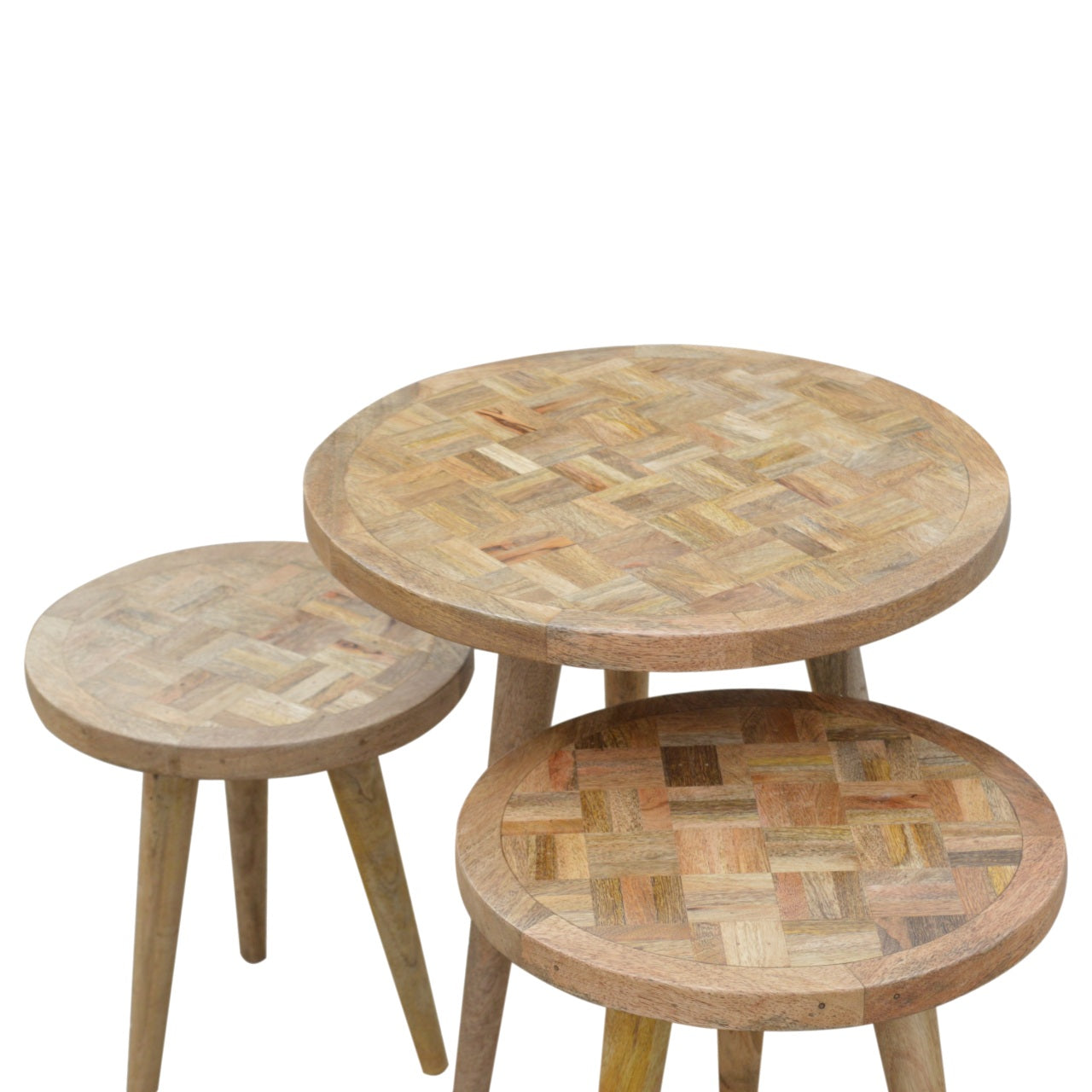 Patchwork Nesting Stools