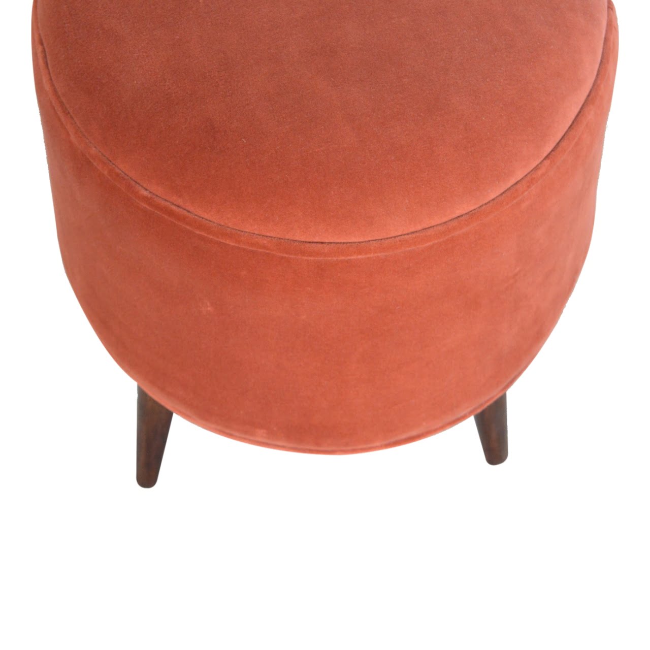 Brick Velvet Nordic Style Footstool