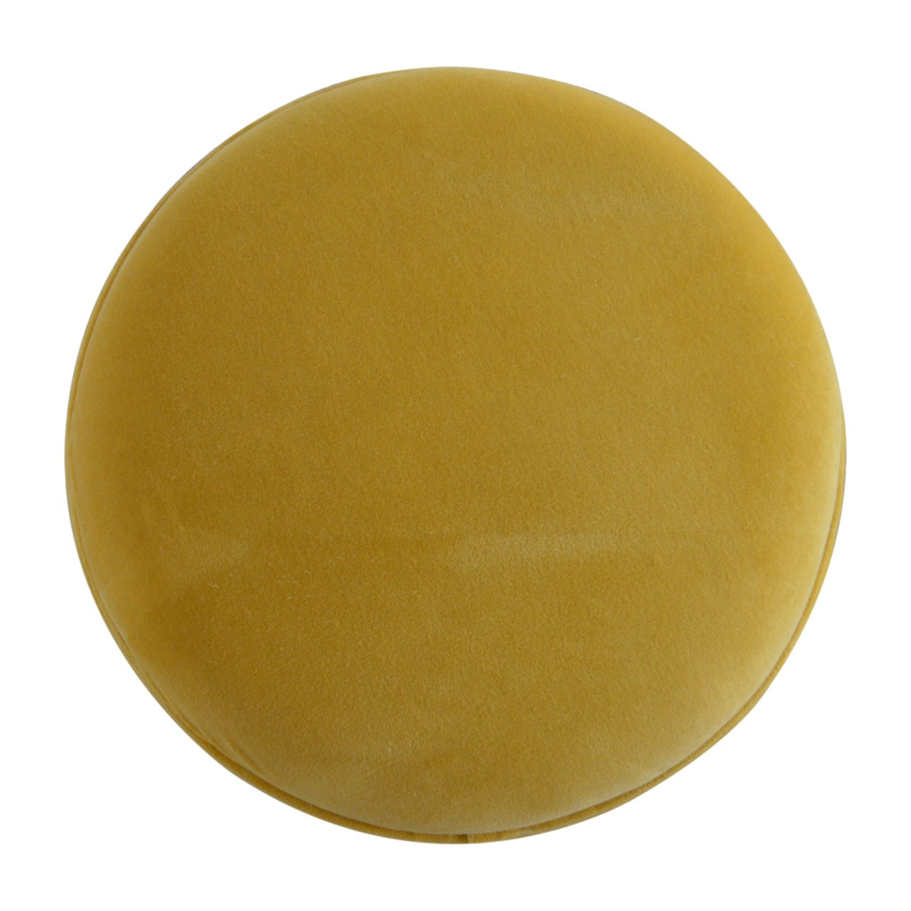 Mustard Velvet Nordic Footstool