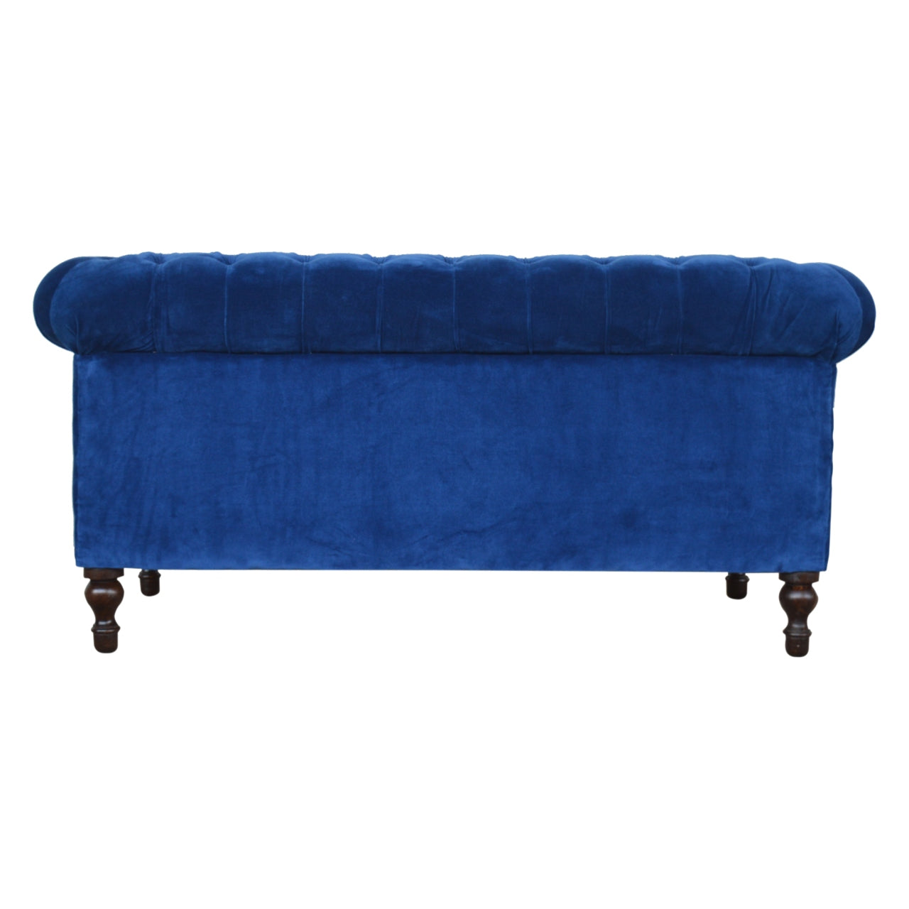 Royal Blue Velvet Chesterfield Sofa