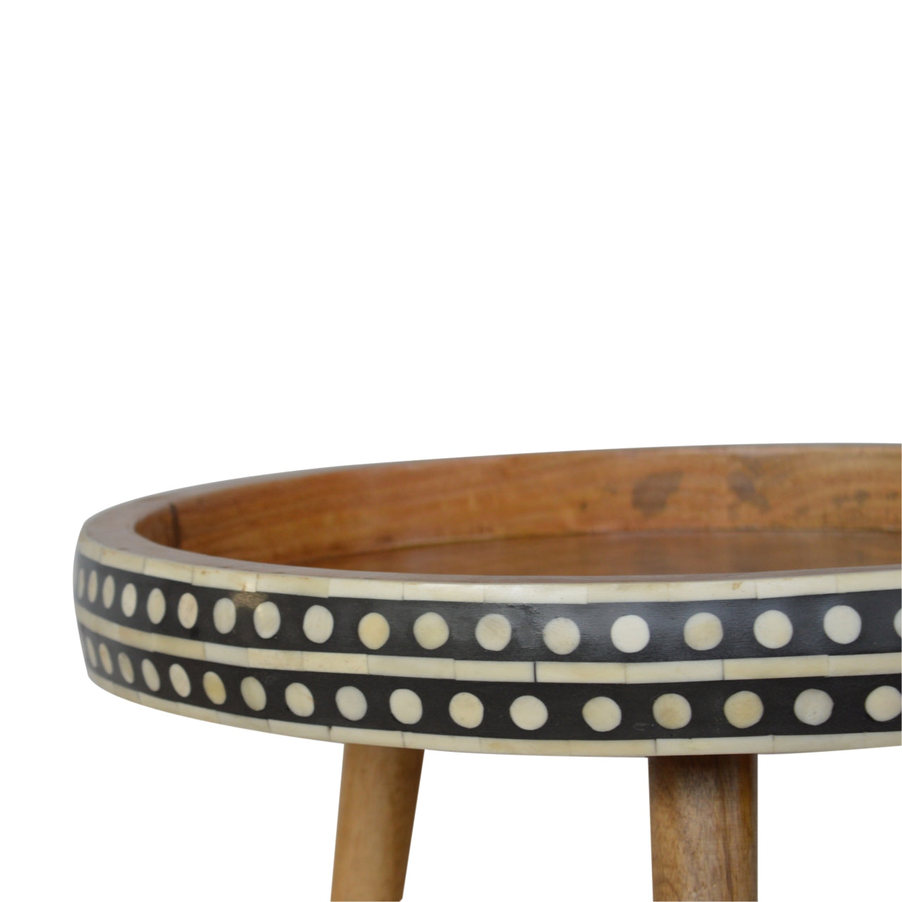 Large Dotted End Table