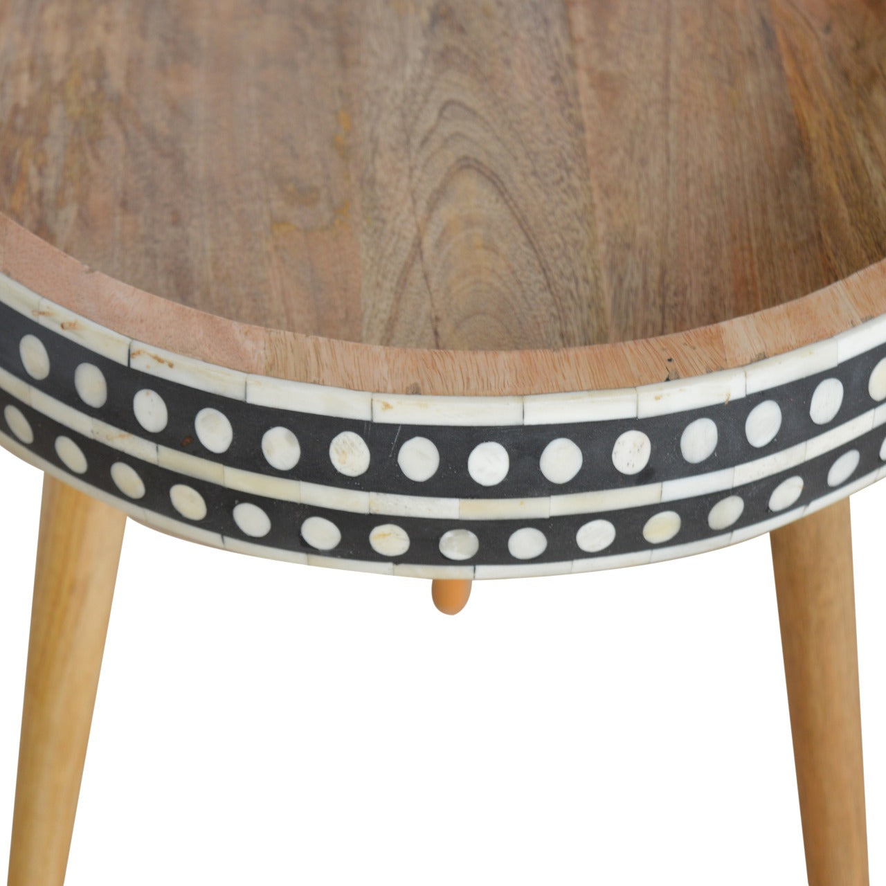 Large Dotted End Table