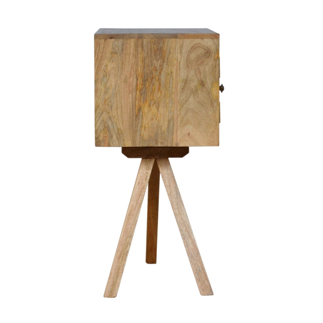 Solid Wood Tripod Bedside