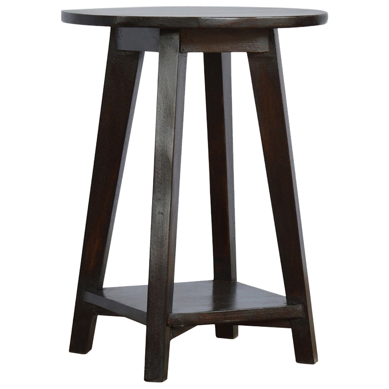 Walnut Undercarriage Bar Stool