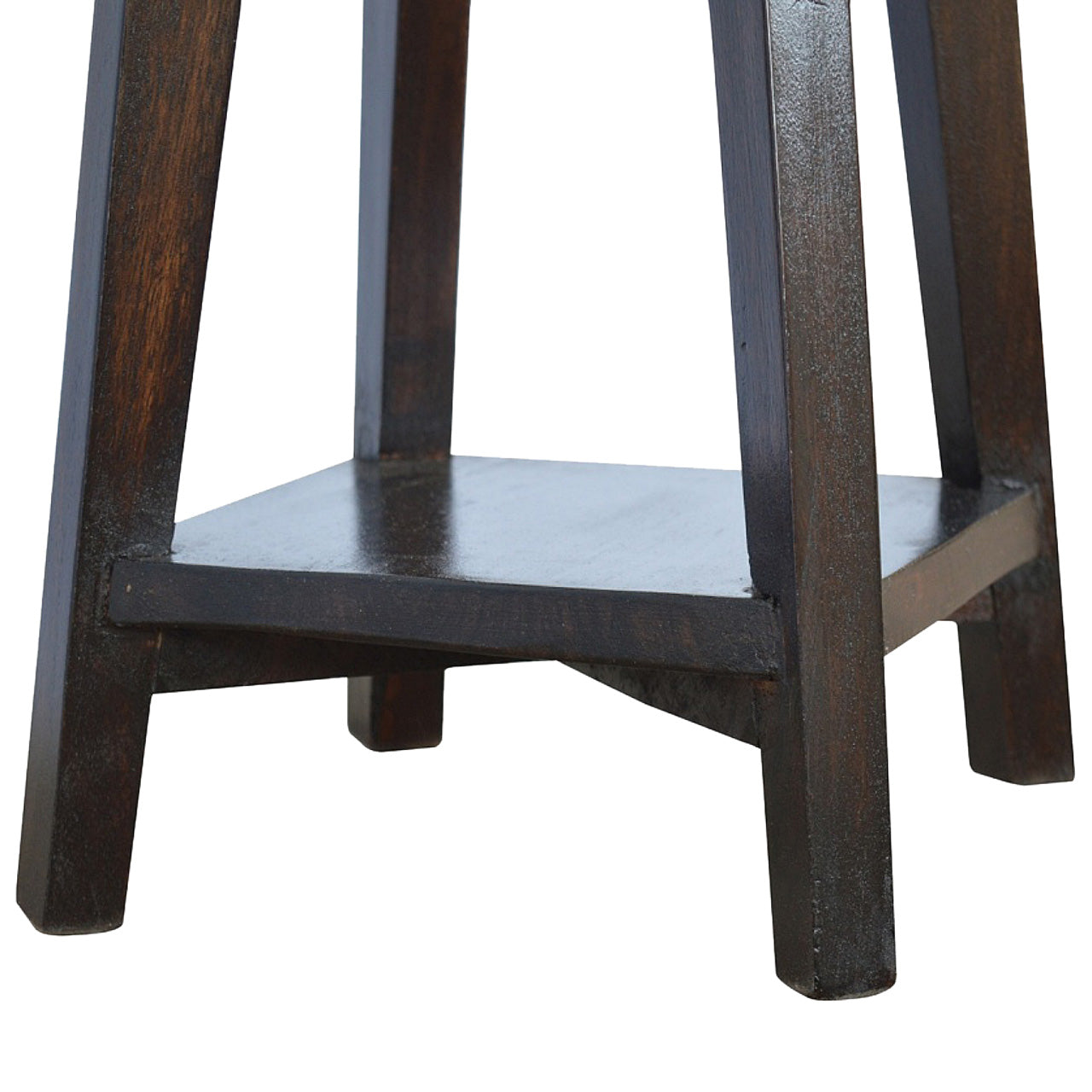 Walnut Undercarriage Bar Stool