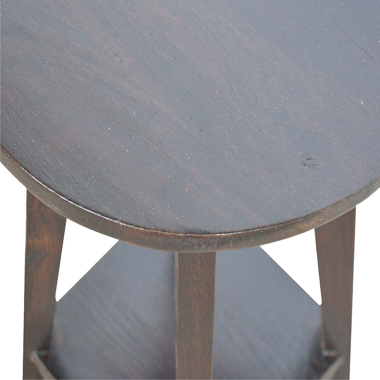 Walnut Undercarriage Bar Stool