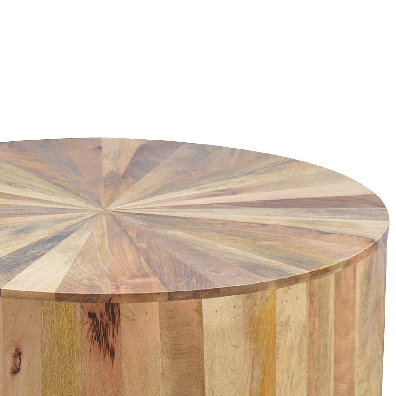 Round Wooden Coffee Table