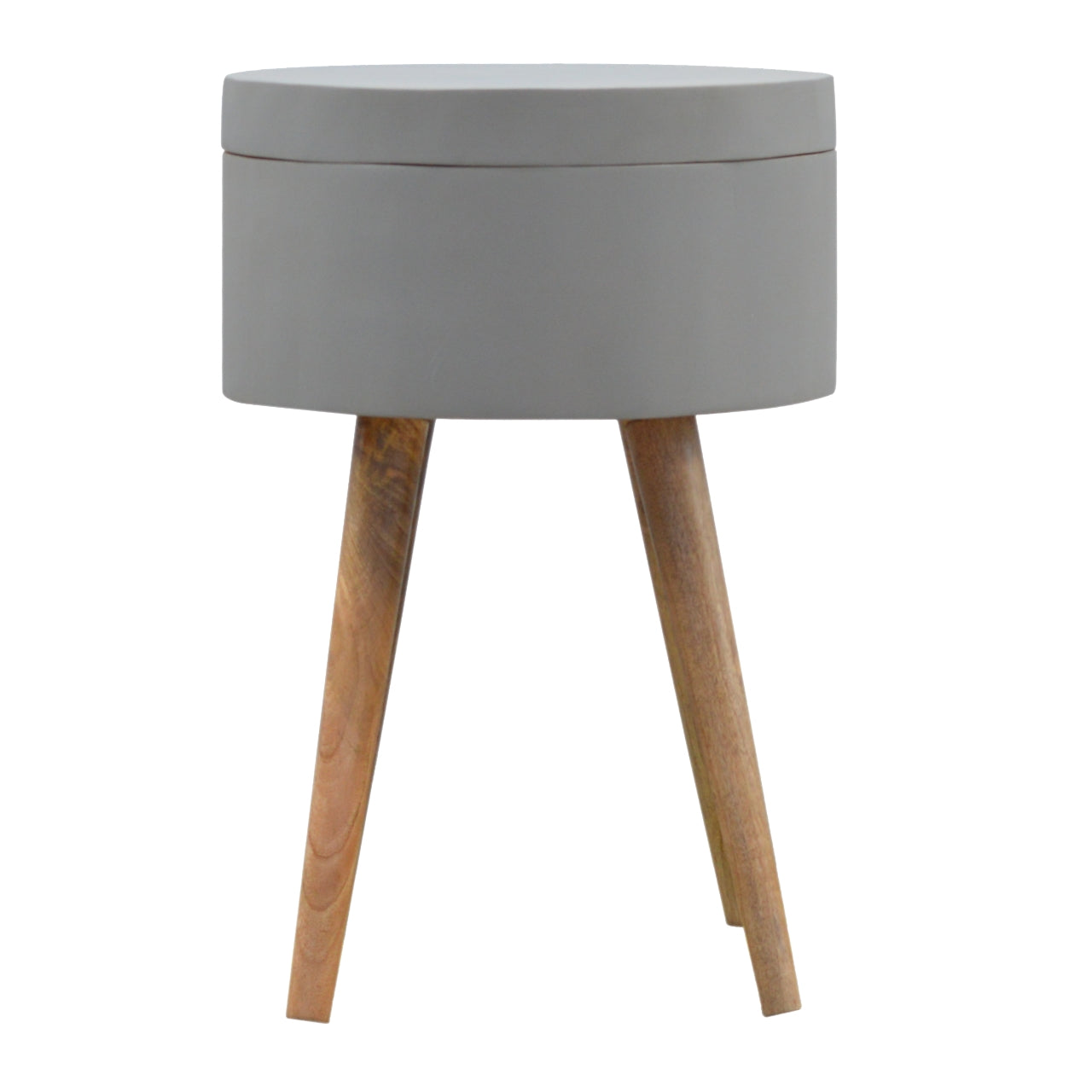 Grey Painted End Table