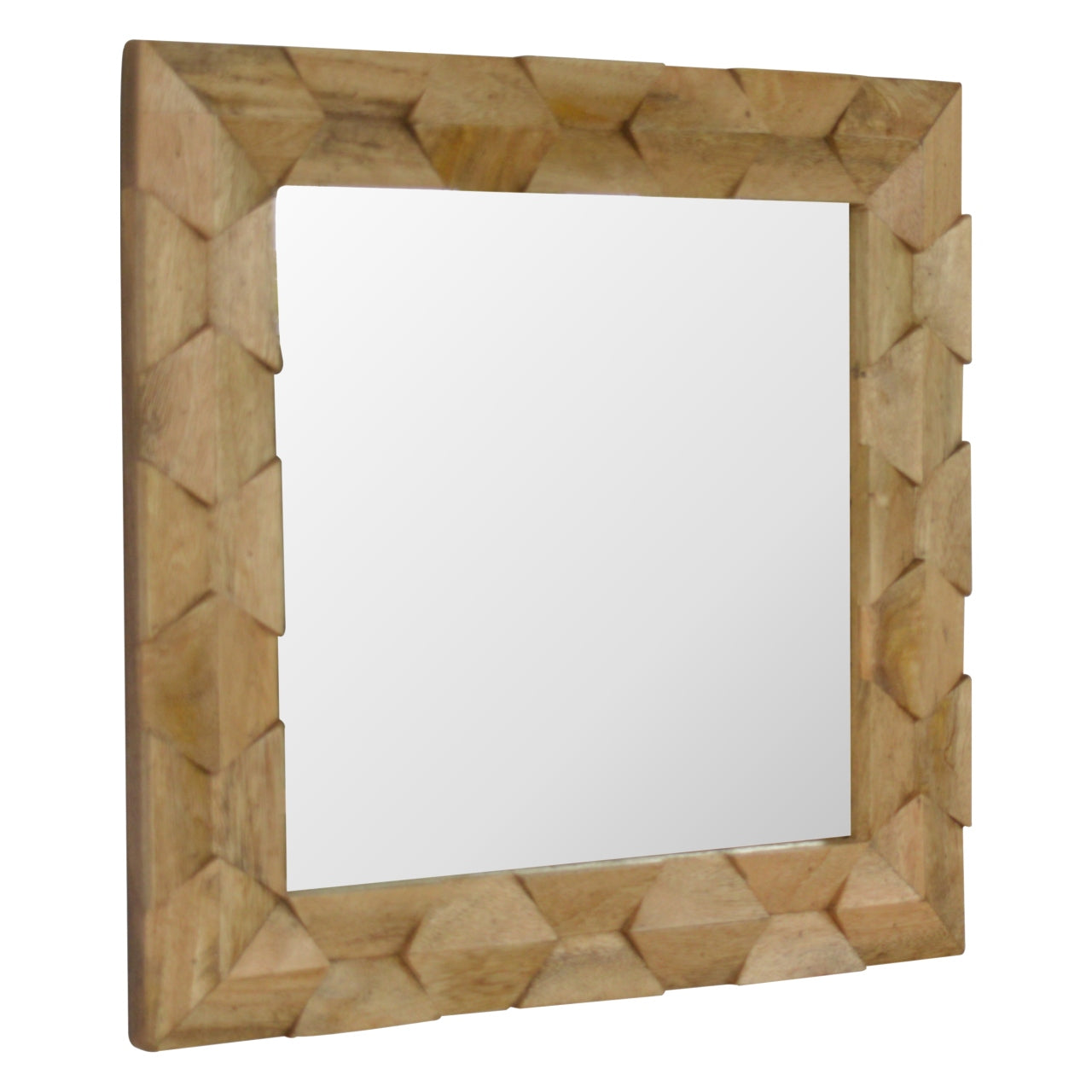 Pineapple Carve Square Mirror