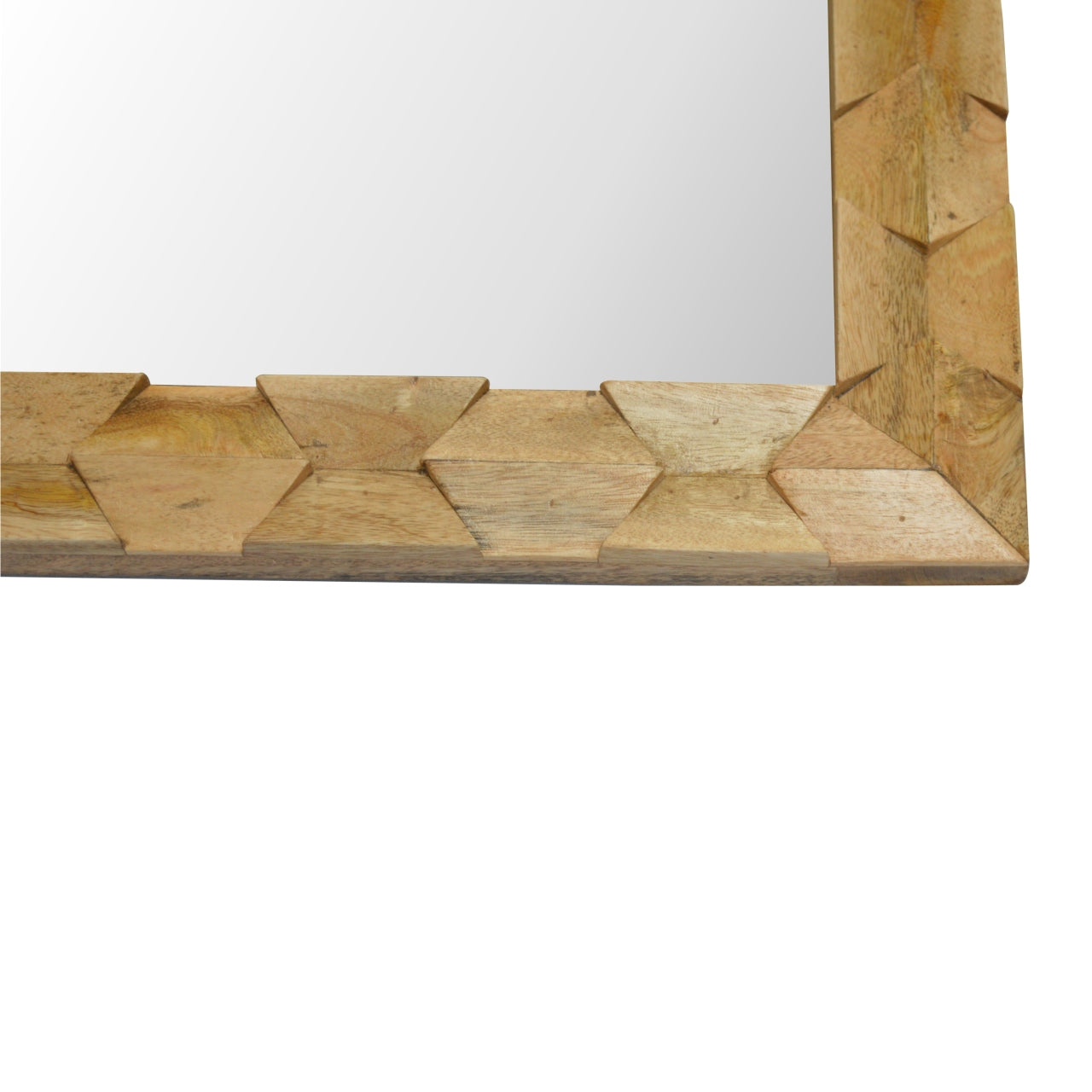 Pineapple Carve Square Mirror