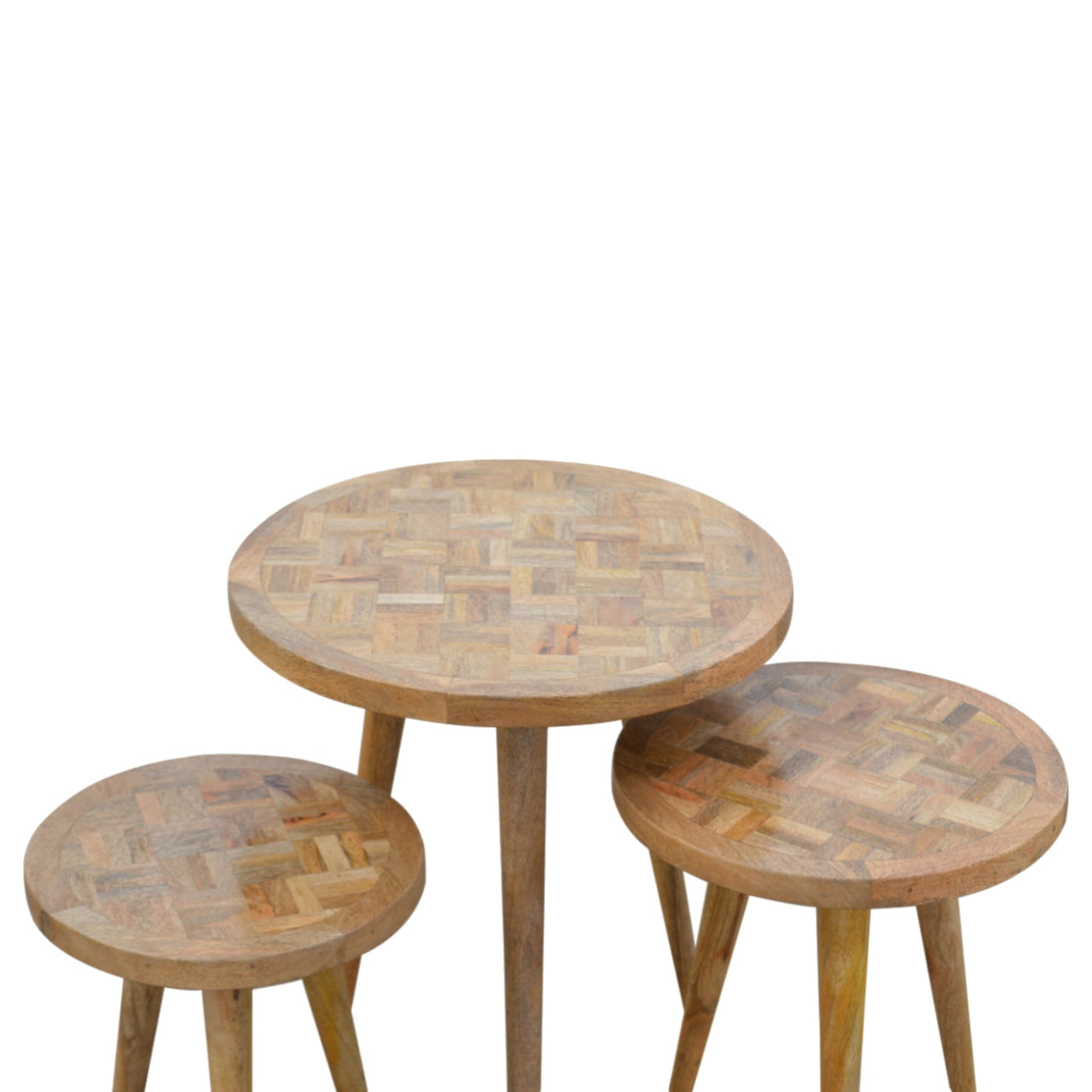 Patchwork Nesting Stools