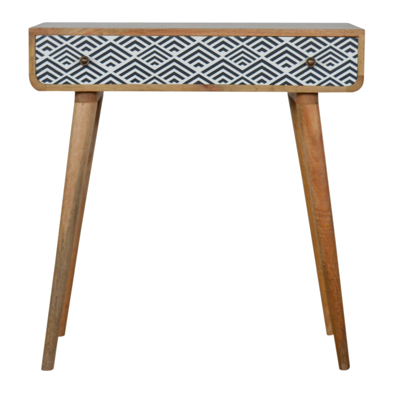 Monochrome Print Console Table