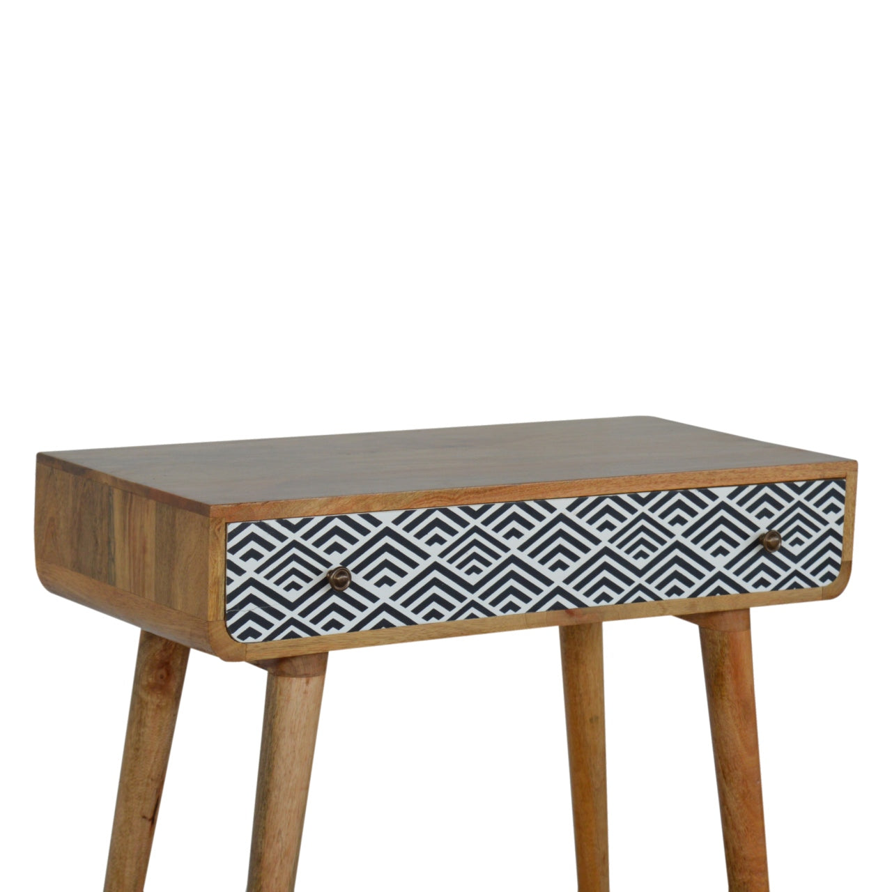 Monochrome Print Console Table