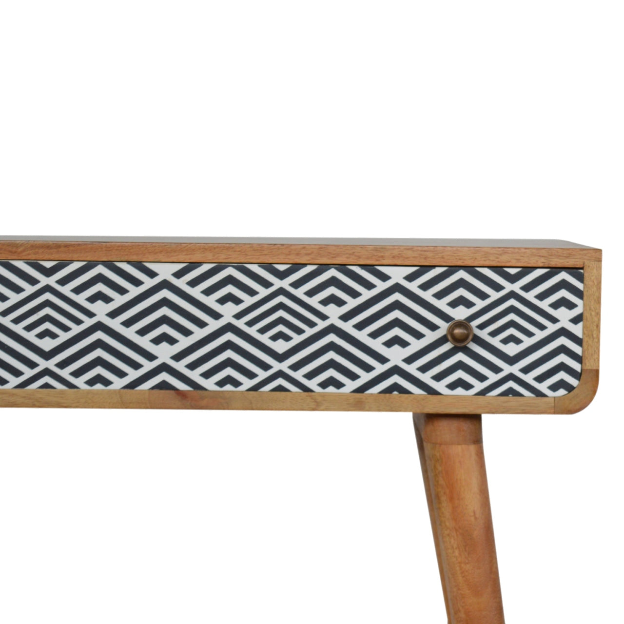 Monochrome Print Console Table