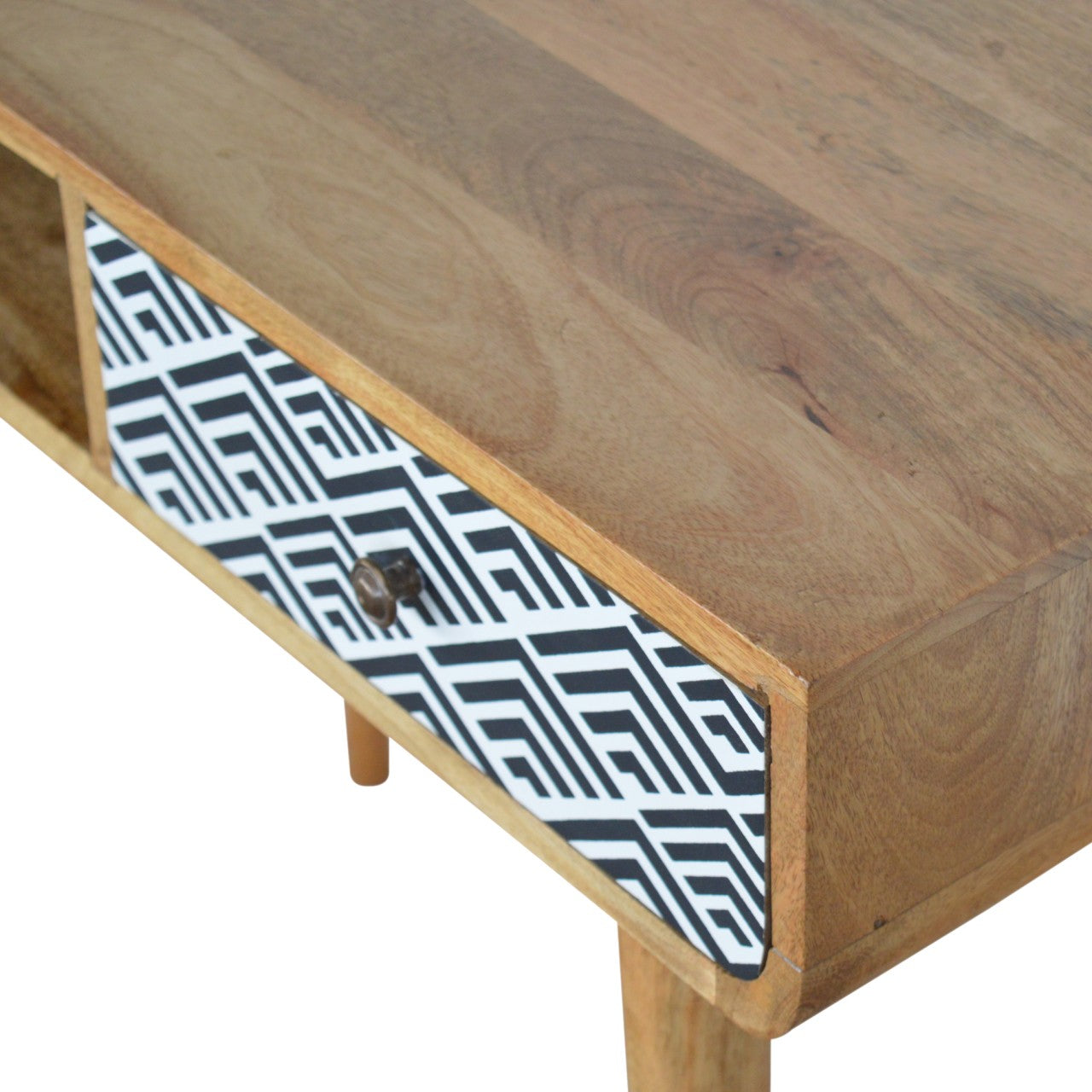 Monochrome Print Writing Desk