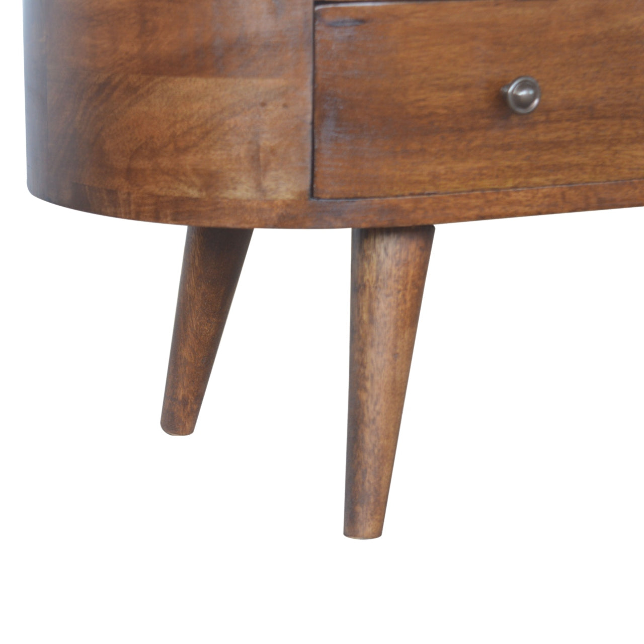 Chestnut Rounded Entertainment Unit