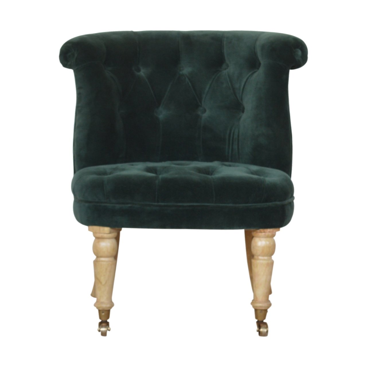 Emerald Velvet Accent Chair