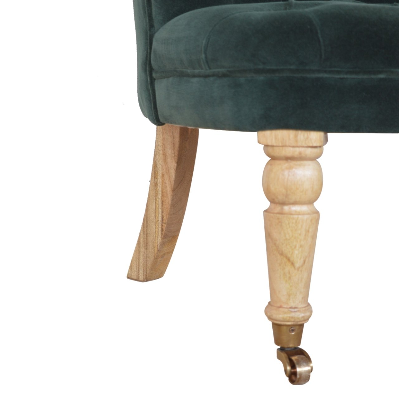 Emerald Velvet Accent Chair