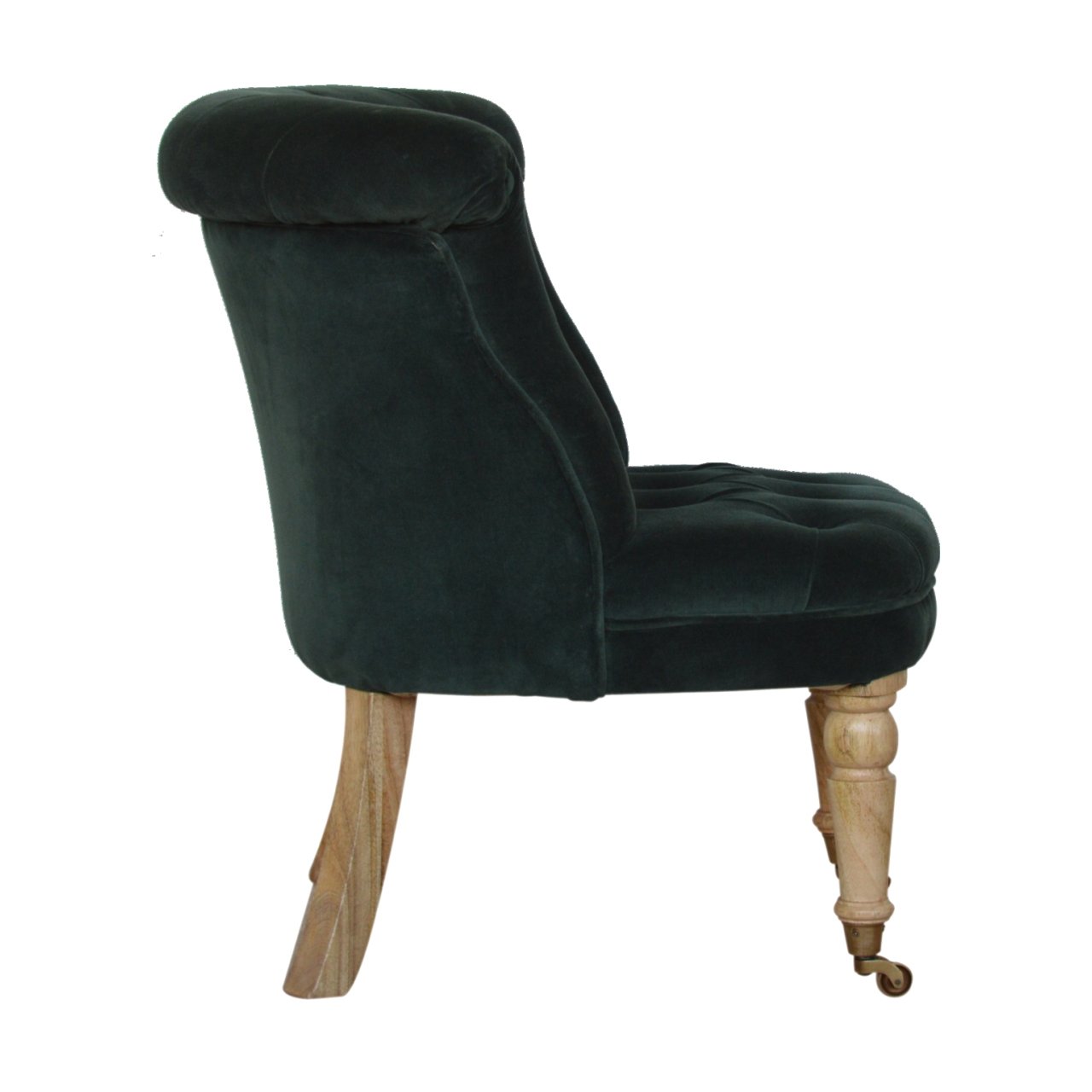 Emerald Velvet Accent Chair