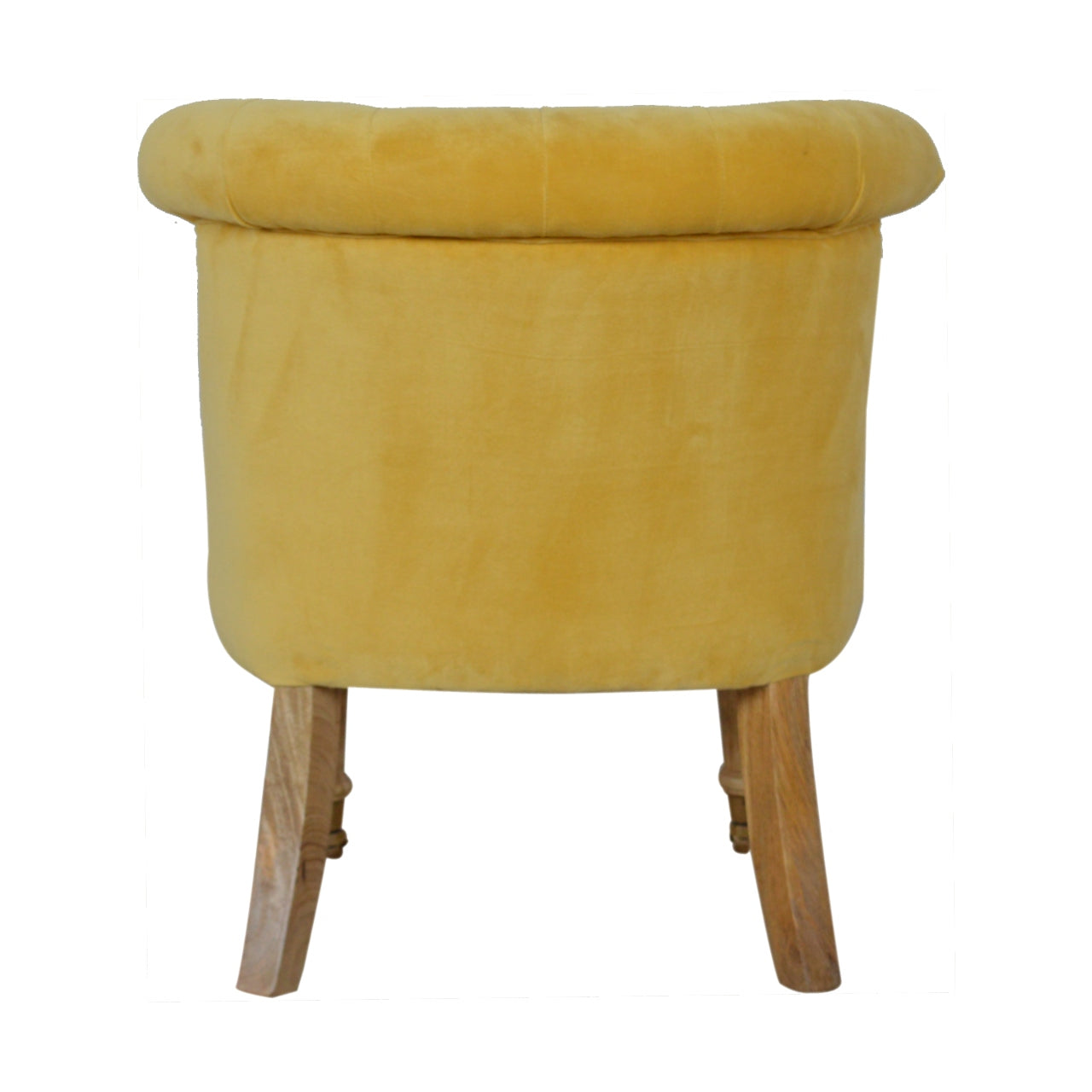 Mustard Velvet Accent Chair