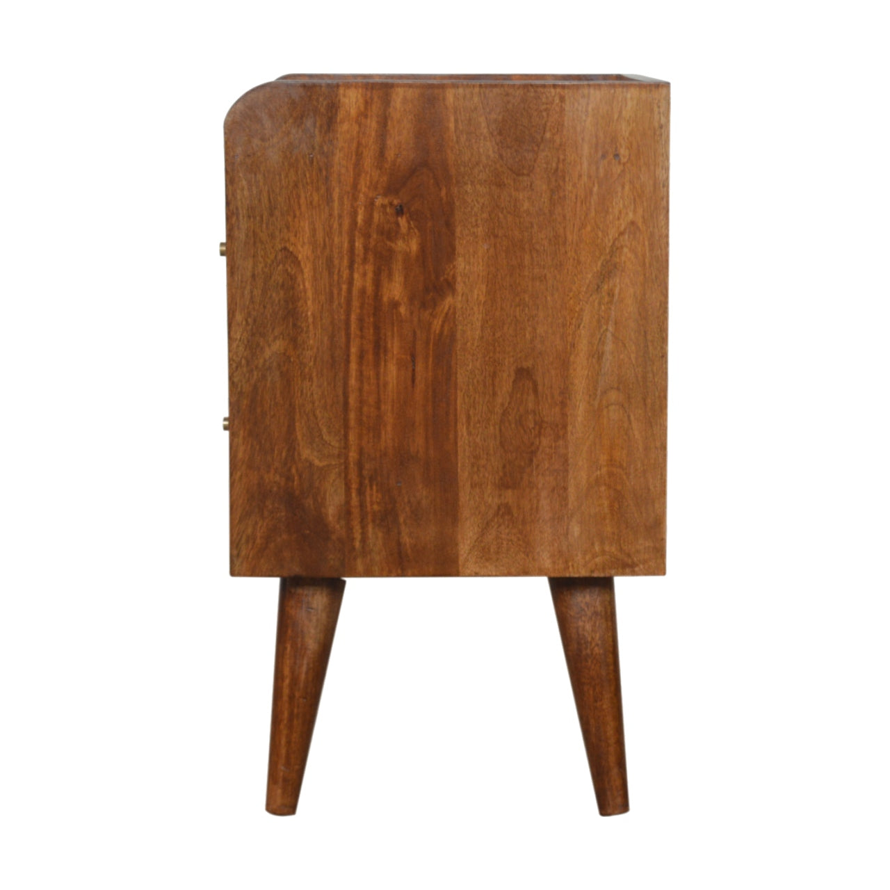 Chestnut Inlay Abstract Bedside