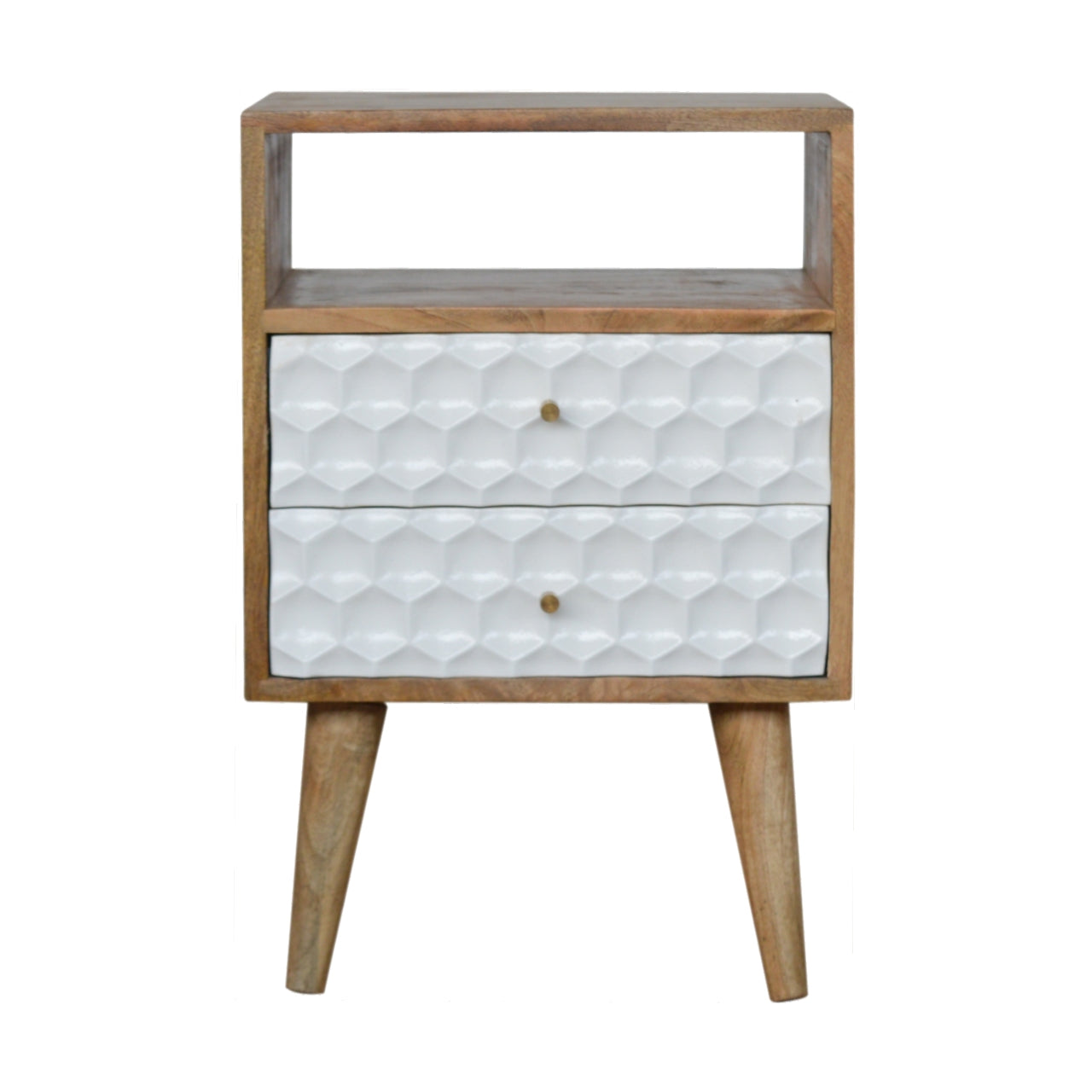 Honeycomb Open Slot Bedside